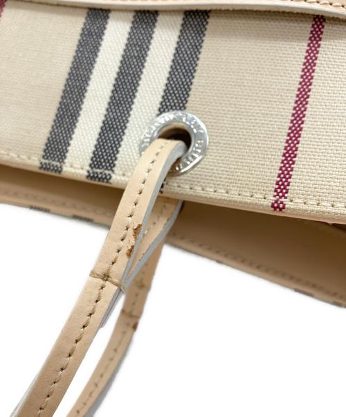 BURBERRY LONDON（バーバリーロンドン）BURBERRY LONDON (バーバリーロンドン) キャンバストートバッグ ベージュの古着・服飾アイテム