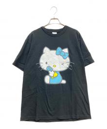 SUMMER SONIC×HELLO KITTY（サマーソニック×ハローキティ）の古着「プリントTシャツ」｜ブラック
