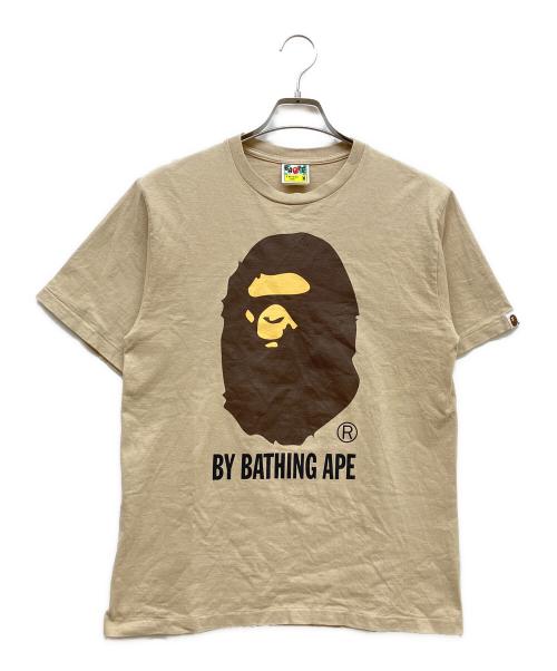 A BATHING APE（アベイシングエイプ）A BATHING APE (アベイシングエイプ) サルプリントTシャツ ベージュ サイズ:SIZE Mの古着・服飾アイテム