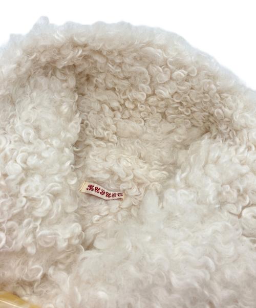MUGUET（ミュゲ）MUGUET (ミュゲ) duffle short fur coat アイボリー サイズ:SIZE Freeの古着・服飾アイテム