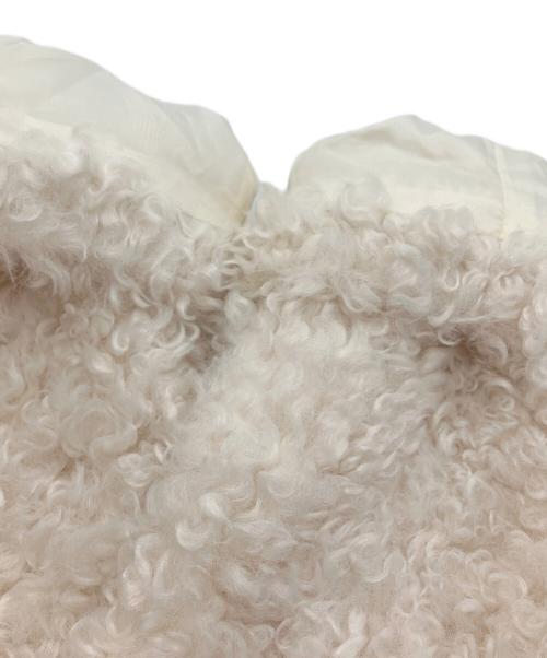 MUGUET（ミュゲ）MUGUET (ミュゲ) duffle short fur coat アイボリー サイズ:SIZE Freeの古着・服飾アイテム
