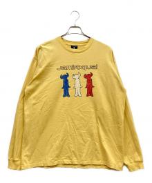 JAMIROQUAI×JOURNAL STANDARD relume（ジャミロクワイ×ジャーナルスタンダード レリューム）の古着「別注 ロングスリーブ プリントTシャツ」｜イエロー