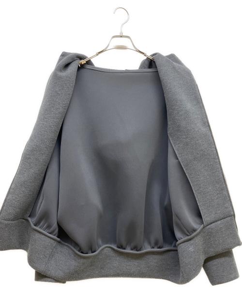 Snidel（スナイデル）Snidel (スナイデル) ボリュームパーカー グレー サイズ:SIZE 1の古着・服飾アイテム