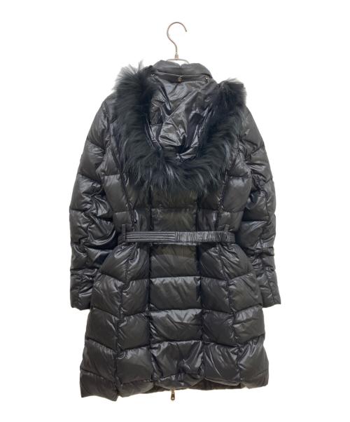 WEEKEND Max Mara（ウィークエンド マックスマーラ）WEEKEND Max Mara (ウィークエンド マックスマーラ) ファー付きダウンコート ブラック サイズ:42の古着・服飾アイテム