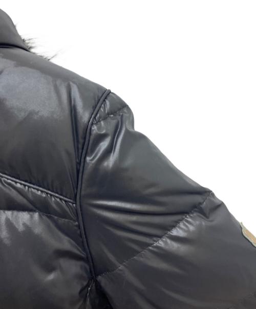 WEEKEND Max Mara（ウィークエンド マックスマーラ）WEEKEND Max Mara (ウィークエンド マックスマーラ) ファー付きダウンコート ブラック サイズ:42の古着・服飾アイテム