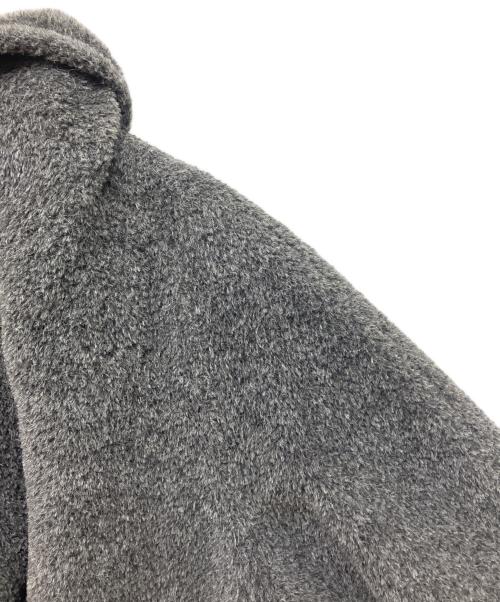 MaxMara（マックスマーラ）MaxMara (マックスマーラ) アルパカウールブレンドダブルブレストコート グレー サイズ:38の古着・服飾アイテム