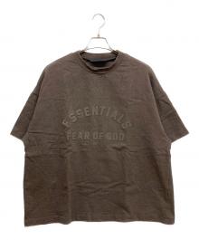 FOG ESSENTIALS（フィアオブゴッド エッセンシャル）の古着「半袖ロゴスウェット」｜ブラウン