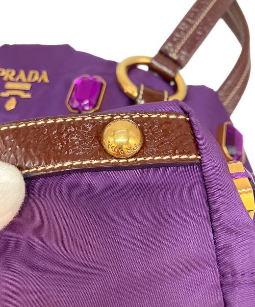 PRADA（プラダ）PRADA (プラダ) TESSUTO PIETRE パープルの古着・服飾アイテム