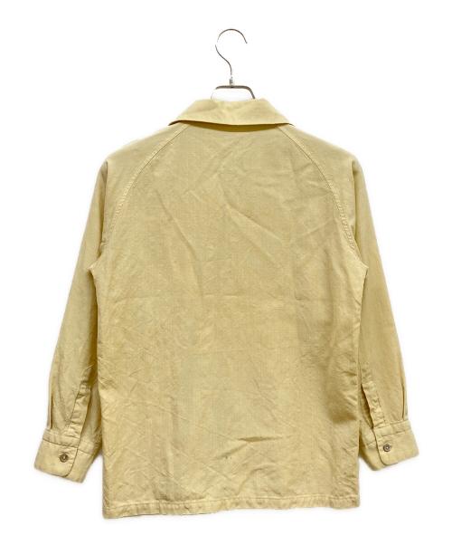 古着（フルギ）古着 (フルギ) ヴィンテージオープンカラーシャツ イエロー サイズ:不明の古着・服飾アイテム