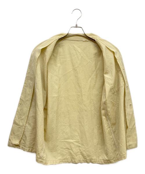 古着（フルギ）古着 (フルギ) ヴィンテージオープンカラーシャツ イエロー サイズ:不明の古着・服飾アイテム