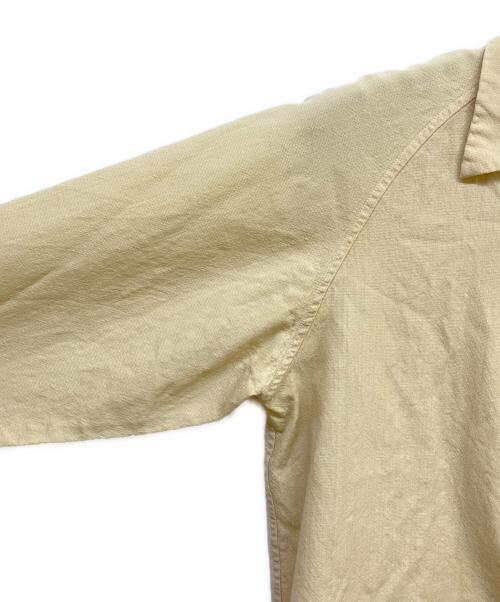 古着（フルギ）古着 (フルギ) ヴィンテージオープンカラーシャツ イエロー サイズ:不明の古着・服飾アイテム
