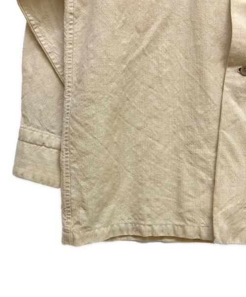 古着（フルギ）古着 (フルギ) ヴィンテージオープンカラーシャツ イエロー サイズ:不明の古着・服飾アイテム
