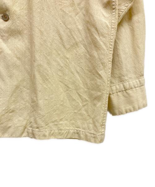 古着（フルギ）古着 (フルギ) ヴィンテージオープンカラーシャツ イエロー サイズ:不明の古着・服飾アイテム