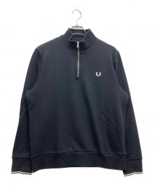 FRED PERRY（フレッドペリー）の古着「Half Zip Sweatshirt」｜ブラック