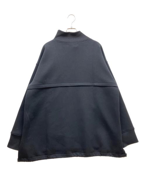 UN3D.（アンスリード）UN3D. (アンスリード) ハーフジップメッシュスウェット ブラック サイズ:SIZE 38の古着・服飾アイテム