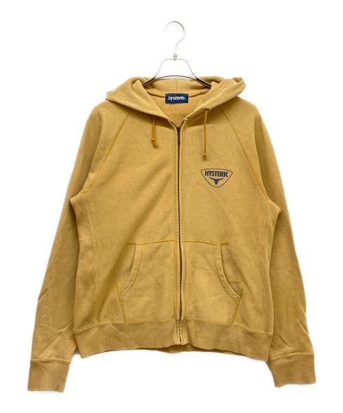 Hysteric Glamour（ヒステリックグラマー）Hysteric Glamour (ヒステリックグラマー) ジップパーカー イエロー サイズ:FREEの古着・服飾アイテム