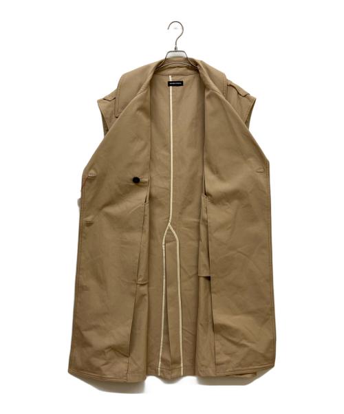 MAISON SPECIAL（メゾンスペシャル）MAISON SPECIAL (メゾンスペシャル) Over Size Trench Gilet ベージュ サイズ:FREE 未使用品の古着・服飾アイテム