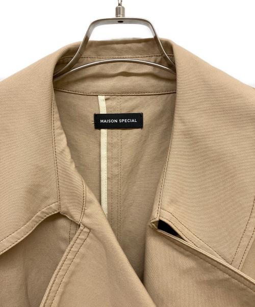 MAISON SPECIAL（メゾンスペシャル）MAISON SPECIAL (メゾンスペシャル) Over Size Trench Gilet ベージュ サイズ:FREE 未使用品の古着・服飾アイテム