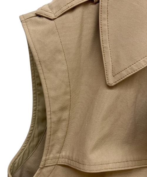 MAISON SPECIAL（メゾンスペシャル）MAISON SPECIAL (メゾンスペシャル) Over Size Trench Gilet ベージュ サイズ:FREE 未使用品の古着・服飾アイテム