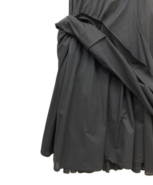 mizuiro-ind（ミズイロインド）mizuiro-ind (ミズイロインド) ボリュームフレアスカート ブラック サイズ:-の古着・服飾アイテム