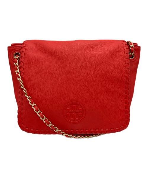 TORY BURCH（トリーバーチ）TORY BURCH (トリーバーチ) マリオン チェーン ショルダーバッグ レッドの古着・服飾アイテム