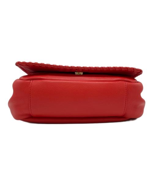 TORY BURCH（トリーバーチ）TORY BURCH (トリーバーチ) マリオン チェーン ショルダーバッグ レッドの古着・服飾アイテム