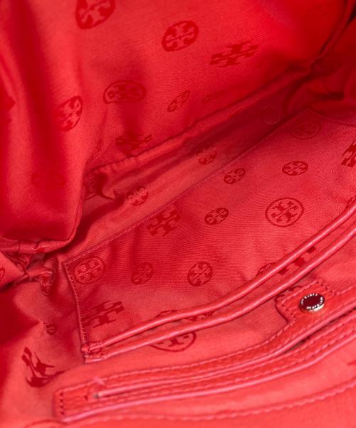 TORY BURCH（トリーバーチ）TORY BURCH (トリーバーチ) マリオン チェーン ショルダーバッグ レッドの古着・服飾アイテム