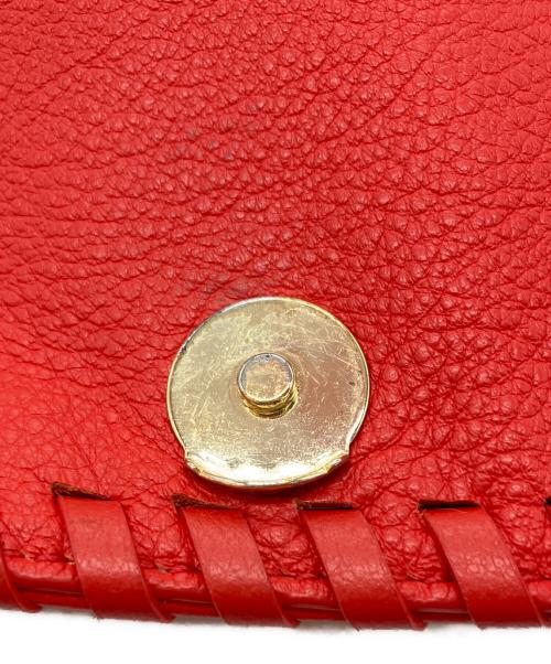TORY BURCH（トリーバーチ）TORY BURCH (トリーバーチ) マリオン チェーン ショルダーバッグ レッドの古着・服飾アイテム