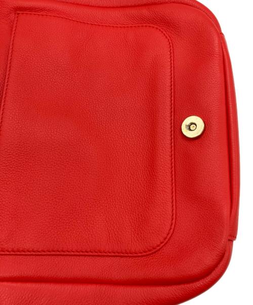 TORY BURCH（トリーバーチ）TORY BURCH (トリーバーチ) マリオン チェーン ショルダーバッグ レッドの古着・服飾アイテム