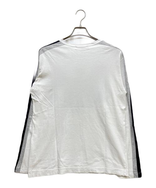 COMME des GARCONS SHIRT（コムデギャルソンシャツ）COMME des GARCONS SHIRT (コムデギャルソンシャツ) プリントカットソー ホワイト サイズ:SIZE Lの古着・服飾アイテム