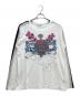COMME des GARCONS SHIRT（コムデギャルソンシャツ）の古着「プリントカットソー」｜ホワイト