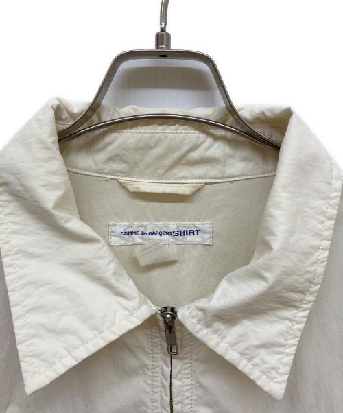 COMME des GARCONS SHIRT（コムデギャルソンシャツ）COMME des GARCONS SHIRT (コムデギャルソンシャツ) ナイロンジャケット アイボリー サイズ:Ｍの古着・服飾アイテム