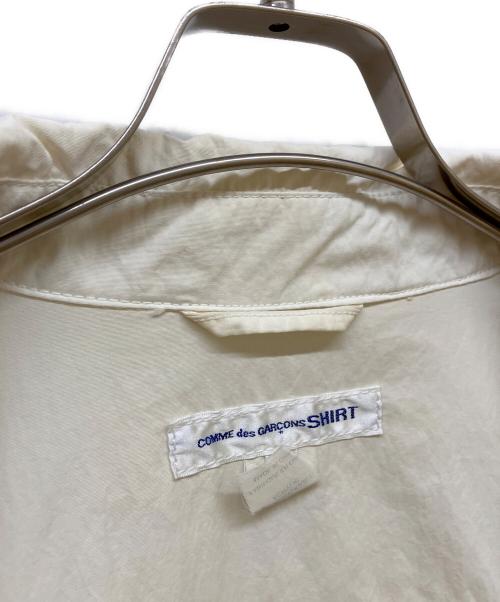 COMME des GARCONS SHIRT（コムデギャルソンシャツ）COMME des GARCONS SHIRT (コムデギャルソンシャツ) ナイロンジャケット アイボリー サイズ:Ｍの古着・服飾アイテム