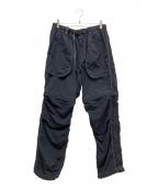 and wanderアンドワンダー）の古着「Ny taffeta hiker 2way pants」｜ブラック