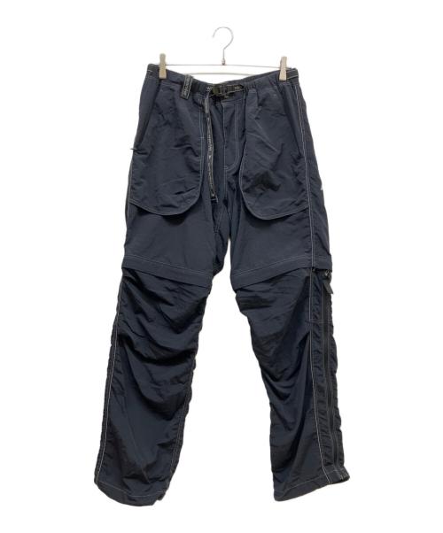 and wander（アンドワンダー）and wander (アンドワンダー) Ny taffeta hiker 2way pants ブラック サイズ:SIZE XLの古着・服飾アイテム