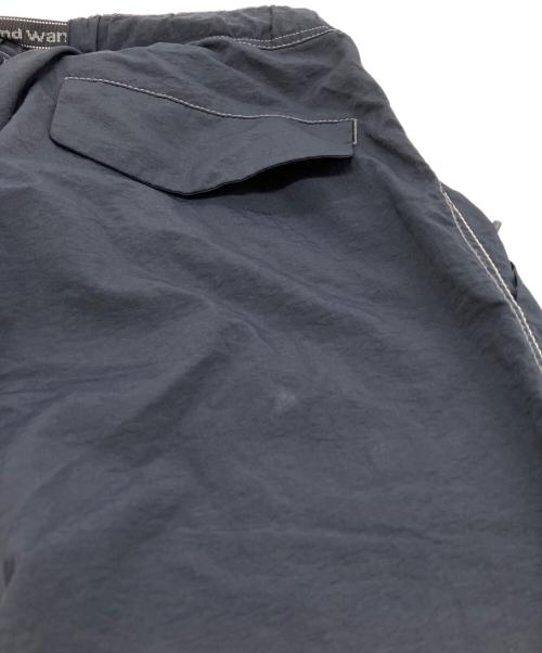 and wander（アンドワンダー）and wander (アンドワンダー) Ny taffeta hiker 2way pants ブラック サイズ:SIZE XLの古着・服飾アイテム