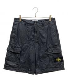 STONE ISLAND（ストーンアイランド）の古着「ORGANIC-LOOK NYLON PANAMA-TC - GARMENT DYED - SHORTS」｜ブラック