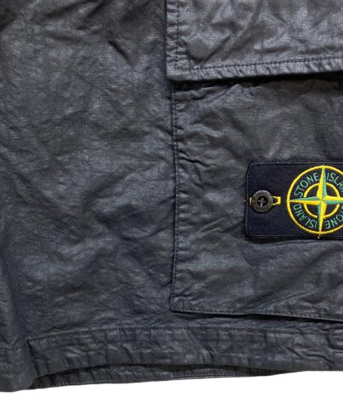 STONE ISLAND（ストーンアイランド）STONE ISLAND (ストーンアイランド) ORGANIC-LOOK NYLON PANAMA-TC - GARMENT DYED - SHORTS ブラック サイズ:W30の古着・服飾アイテム