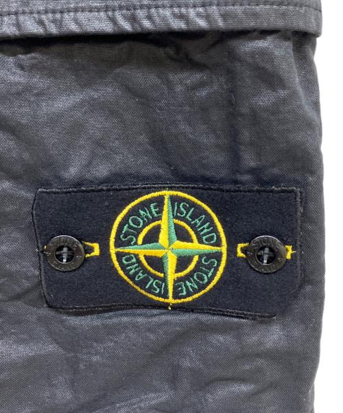 STONE ISLAND（ストーンアイランド）STONE ISLAND (ストーンアイランド) ORGANIC-LOOK NYLON PANAMA-TC - GARMENT DYED - SHORTS ブラック サイズ:W30の古着・服飾アイテム