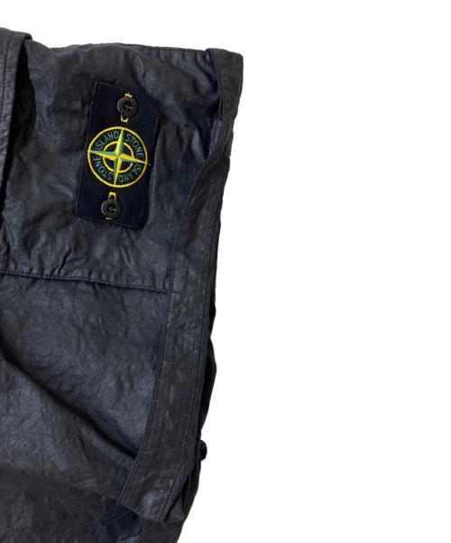 STONE ISLAND（ストーンアイランド）STONE ISLAND (ストーンアイランド) ORGANIC-LOOK NYLON PANAMA-TC - GARMENT DYED - SHORTS ブラック サイズ:W30の古着・服飾アイテム