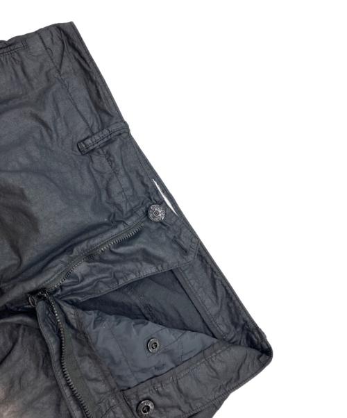 STONE ISLAND（ストーンアイランド）STONE ISLAND (ストーンアイランド) ORGANIC-LOOK NYLON PANAMA-TC - GARMENT DYED - SHORTS ブラック サイズ:W30の古着・服飾アイテム
