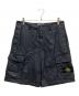 STONE ISLAND（ストーンアイランド）の古着「ORGANIC-LOOK NYLON PANAMA-TC - GARMENT DYED - SHORTS」｜ブラック