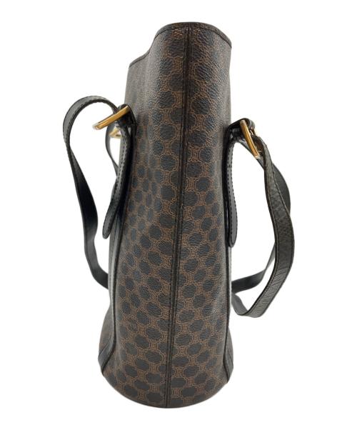 CELINE（セリーヌ）CELINE (セリーヌ) マカダム柄トートバッグ ブラウンの古着・服飾アイテム