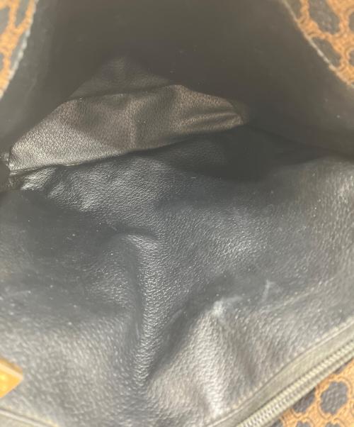 CELINE（セリーヌ）CELINE (セリーヌ) マカダム柄トートバッグ ブラウンの古着・服飾アイテム