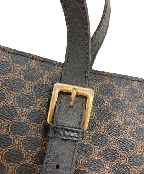 CELINE（セリーヌ）CELINE (セリーヌ) マカダム柄トートバッグ ブラウンの古着・服飾アイテム