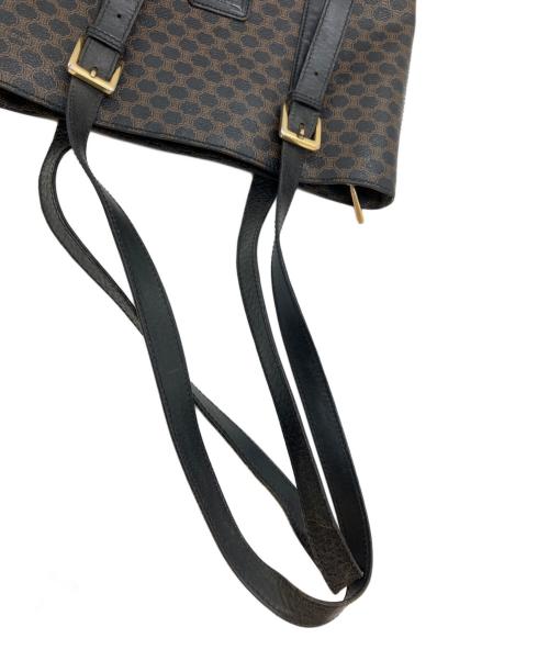 CELINE（セリーヌ）CELINE (セリーヌ) マカダム柄トートバッグ ブラウンの古着・服飾アイテム