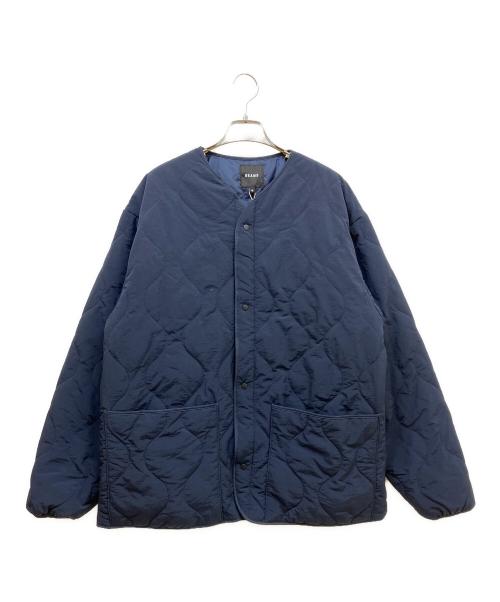 BEAMS（ビームス）BEAMS (ビームス) ワイドフィット ダウン ミリタリー ライナー ジャケット ネイビー サイズ:SIZE M 未使用品の古着・服飾アイテム