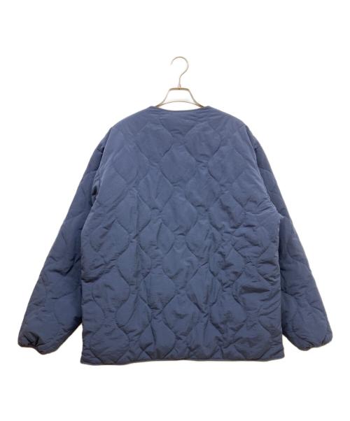 BEAMS（ビームス）BEAMS (ビームス) ワイドフィット ダウン ミリタリー ライナー ジャケット ネイビー サイズ:SIZE M 未使用品の古着・服飾アイテム