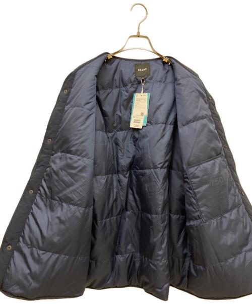 BEAMS（ビームス）BEAMS (ビームス) ワイドフィット ダウン ミリタリー ライナー ジャケット ネイビー サイズ:SIZE M 未使用品の古着・服飾アイテム