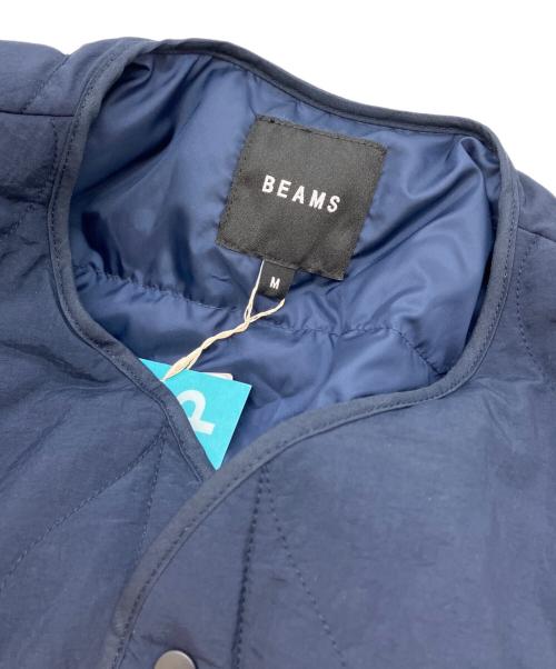 BEAMS（ビームス）BEAMS (ビームス) ワイドフィット ダウン ミリタリー ライナー ジャケット ネイビー サイズ:SIZE M 未使用品の古着・服飾アイテム